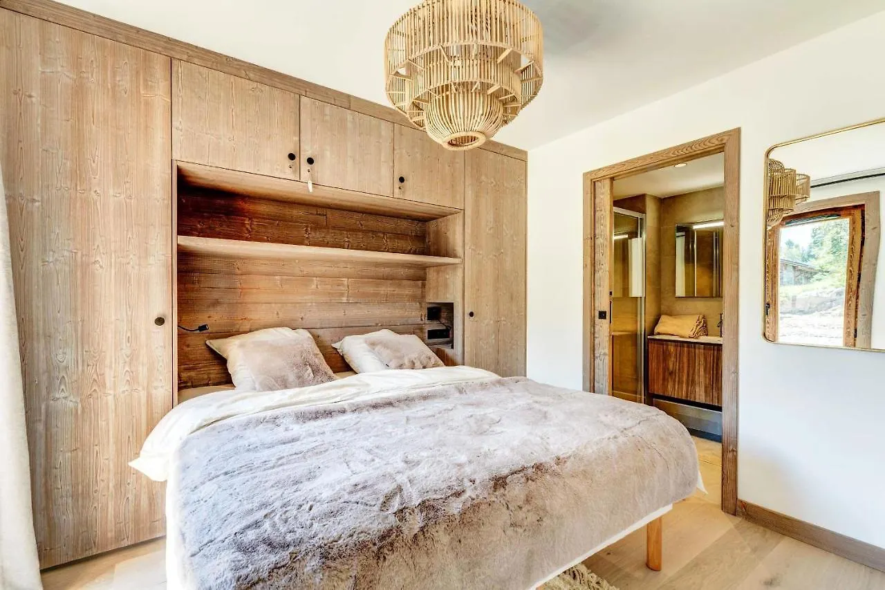 4-Room Apartment With Garden, Gym And Shared Spa Megeve