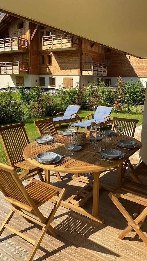4-Room Apartment With Garden, Gym And Shared Spa Megeve 0*,