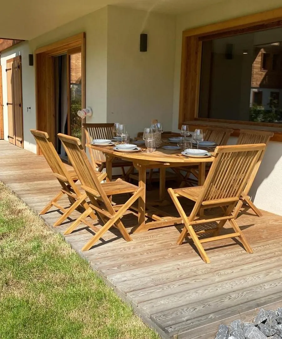 4-Room Apartment With Garden, Gym And Shared Spa Megeve 0*,