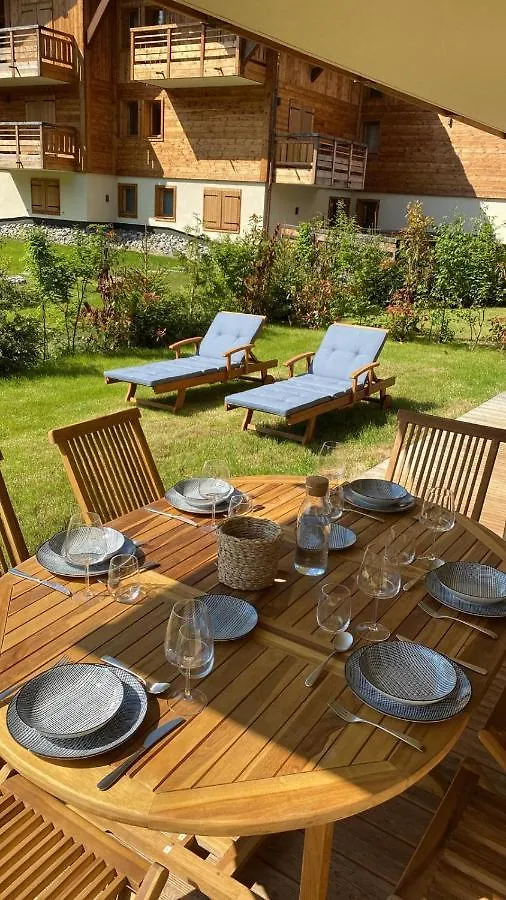 4-Room Apartment With Garden, Gym And Shared Spa Megeve