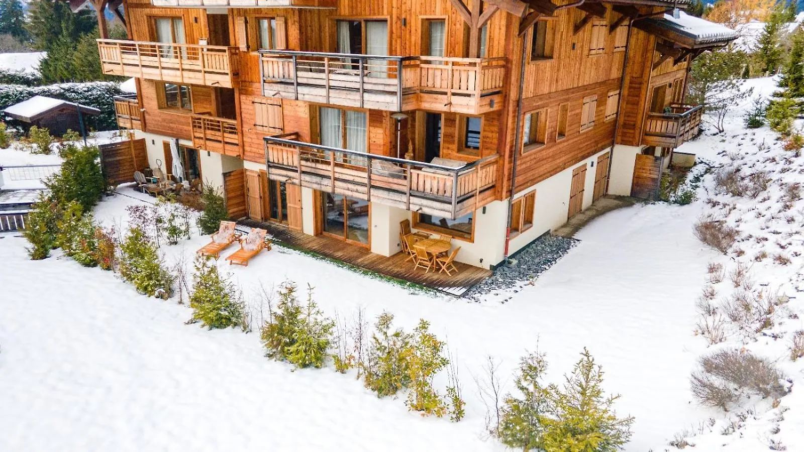4-Room Apartment With Garden, Gym And Shared Spa Megeve 0*,  France